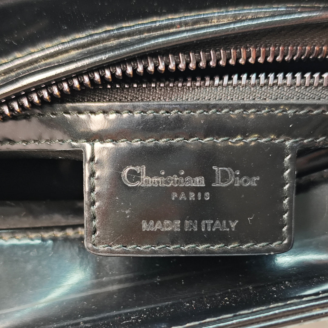 Dior Medium Cuir verni Lady Dior