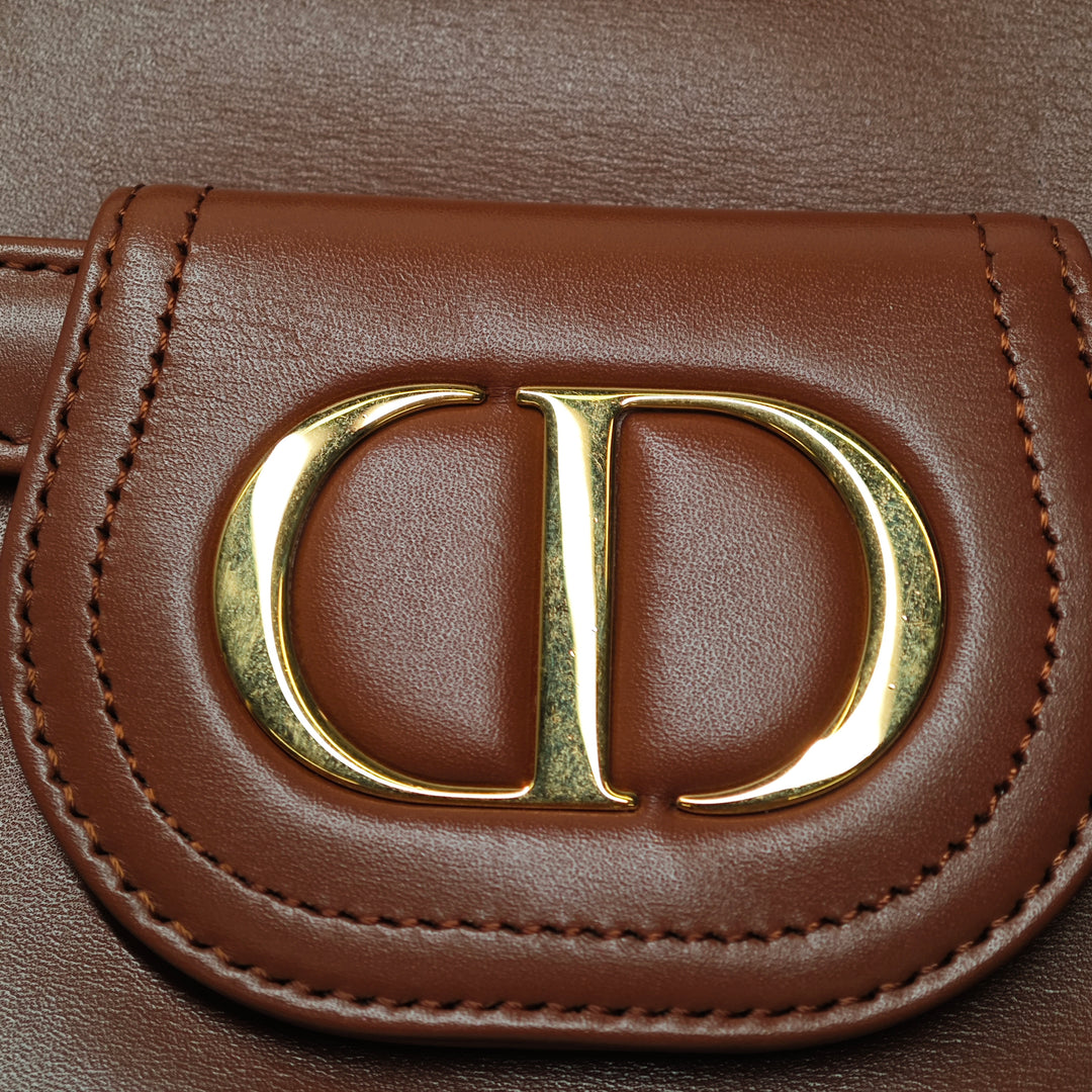 Dior Medium Cuir de veau DiorDouble Sac à chaîne