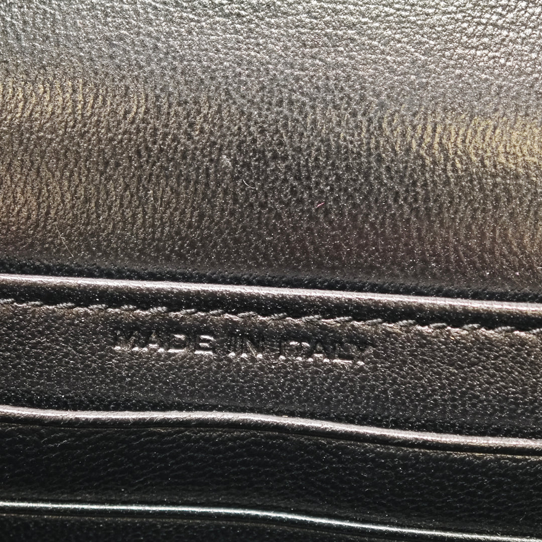 Saint Laurent Metallic Striped Fabric Monogram Kate Sac porté croisé