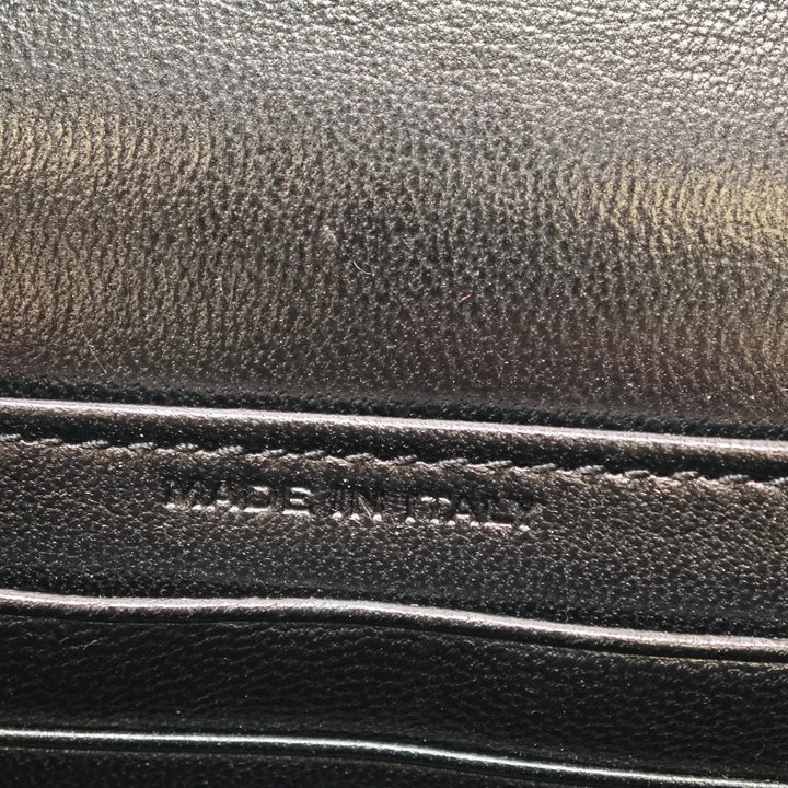 Saint Laurent Metallic Striped Fabric Monogram Kate Sac porté croisé