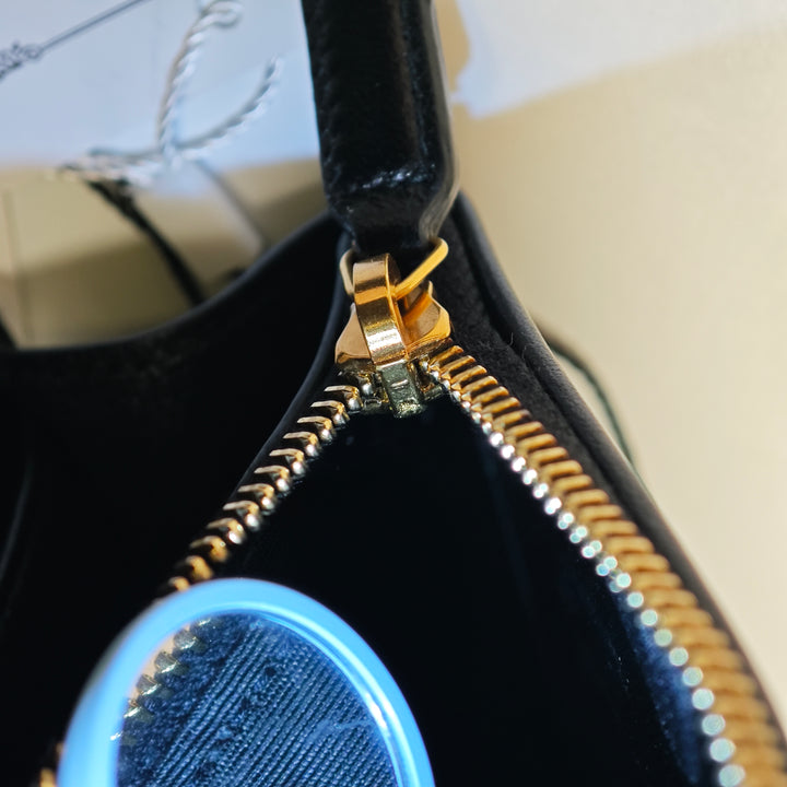 Saint Laurent Metallic Striped Fabric Monogram Kate Sac porté croisé