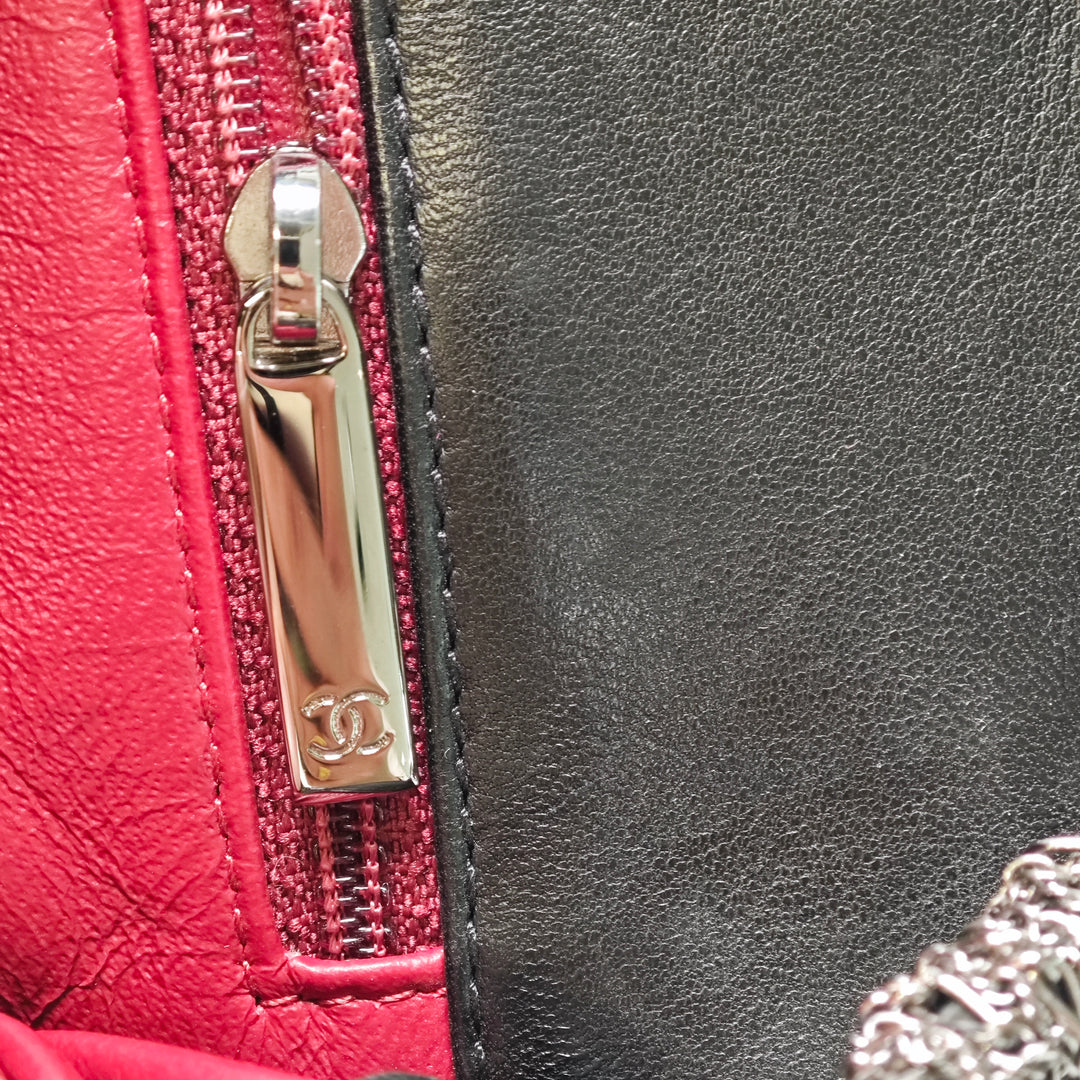 Chanel Medium Matelassé Cuir d’agneau Westminster Perle à rabat