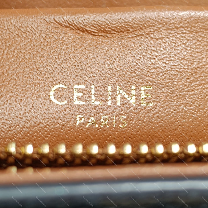 Celine Teen Triomphe Coated Toile Nino Sac