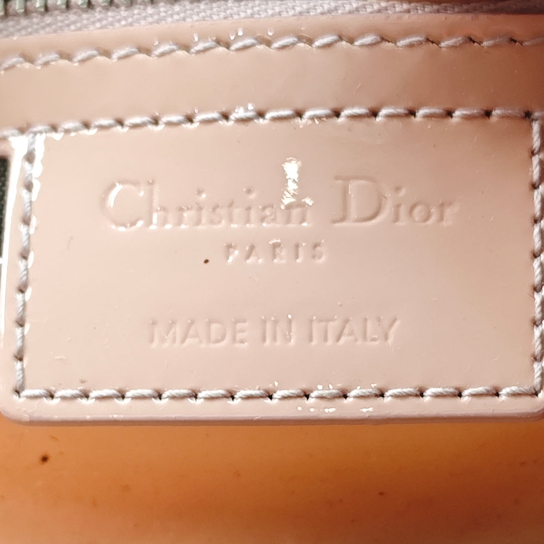 Dior Medium Cuir verni Cannage Lady Dior