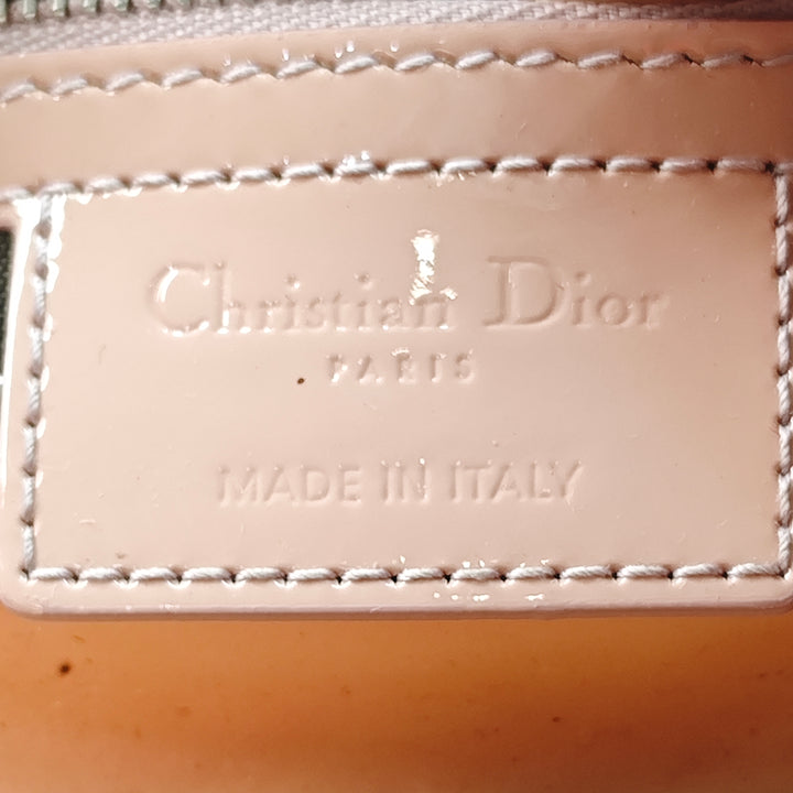 Dior Medium Cuir verni Cannage Lady Dior