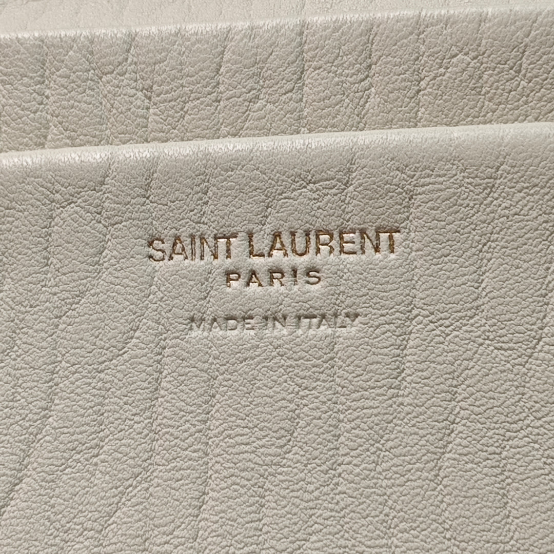 Saint Laurent Mini Grained Cuir d’agneau Calypso Sac bandoulière