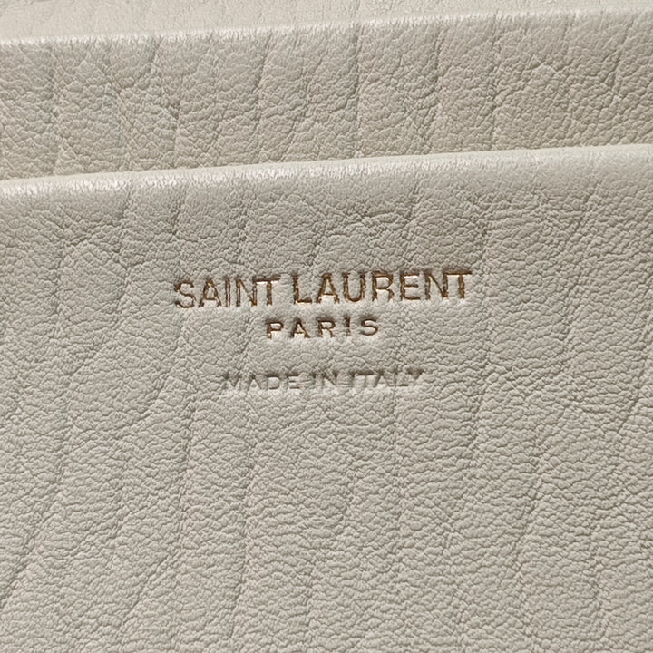 Saint Laurent Mini Grained Cuir d’agneau Calypso Sac bandoulière