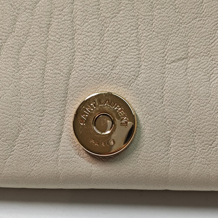 Saint Laurent Mini Grained Cuir d’agneau Calypso Sac bandoulière