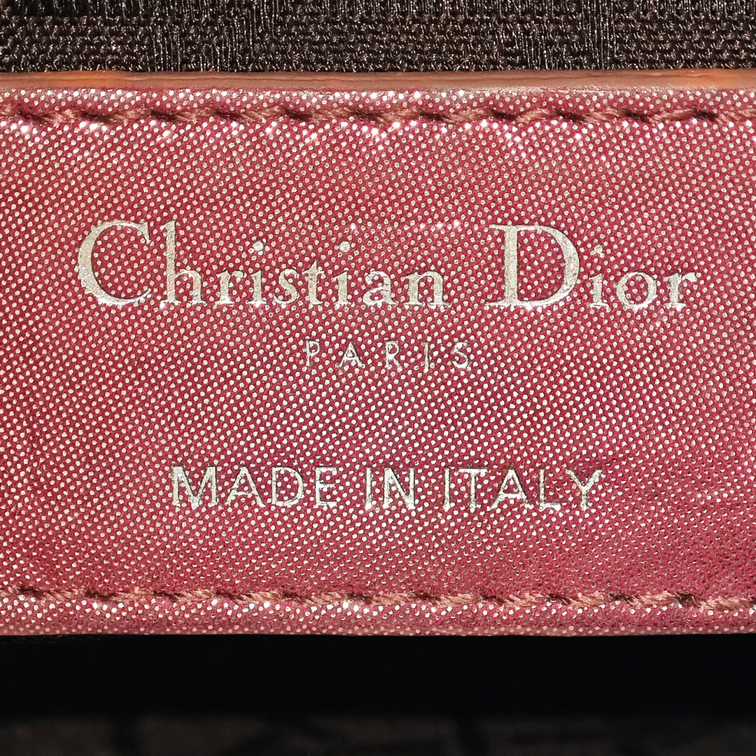 Dior Mini Iridescent Cuir d’agneau Cannage Lady Dior