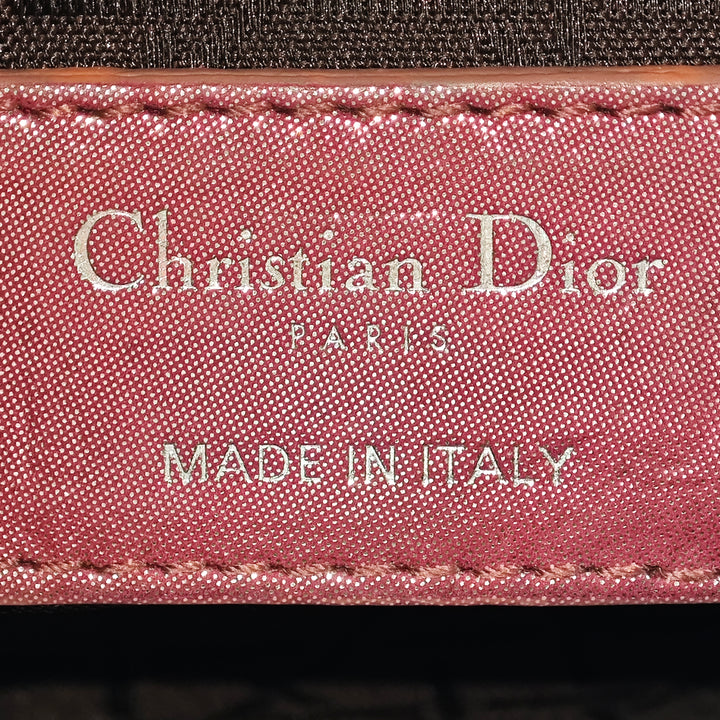 Dior Mini Iridescent Cuir d’agneau Cannage Lady Dior