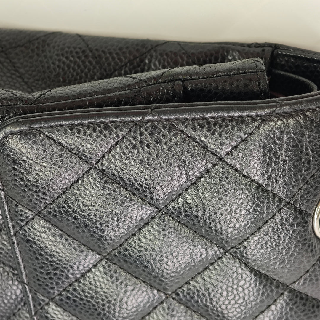 Chanel Medium Classic Caviar Double rabat