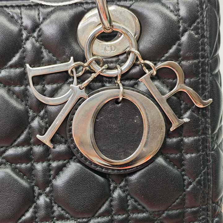 Dior Medium Cuir d’agneau Cannage Lady Dior