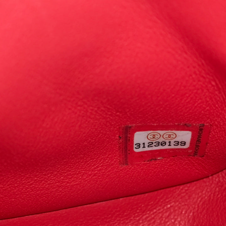 Chanel Mini Square Classic Cuir d’agneau Simple rabat