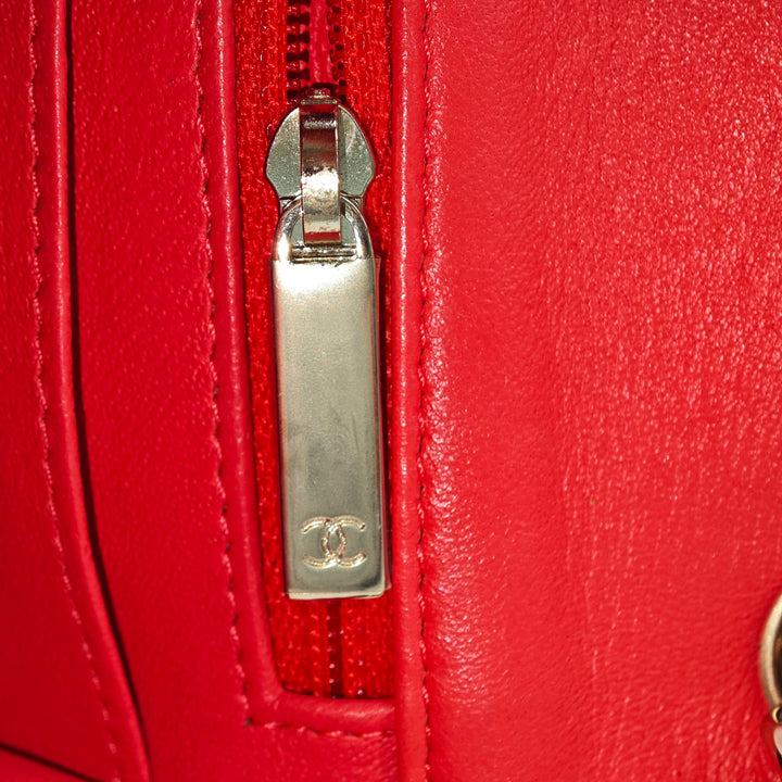 Chanel Mini Square Classic Cuir d’agneau Simple rabat