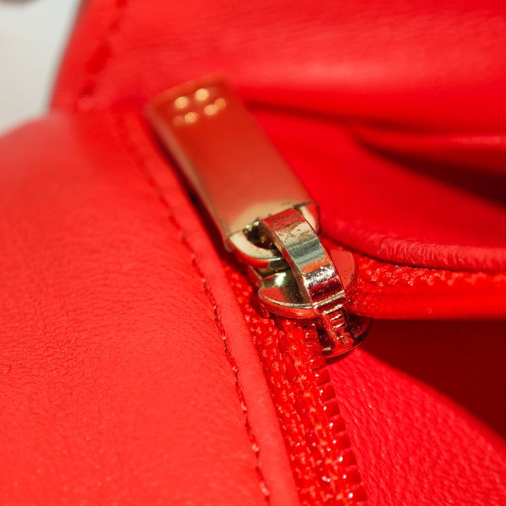 Chanel Mini Square Classic Cuir d’agneau Simple rabat