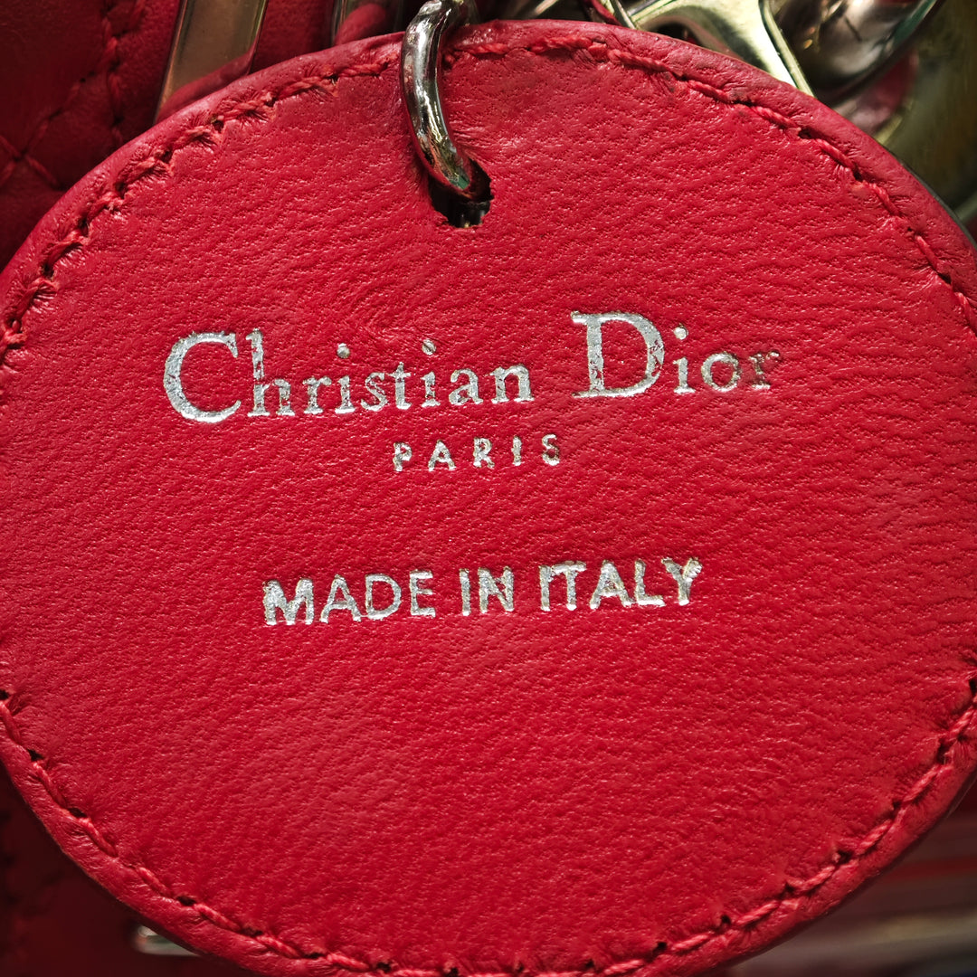 Dior Medium Cuir de veau Cannage Lady Dior