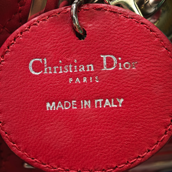 Dior Medium Cuir de veau Cannage Lady Dior