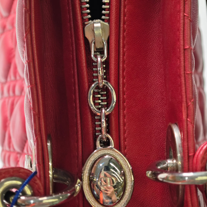 Dior Medium Cuir de veau Cannage Lady Dior