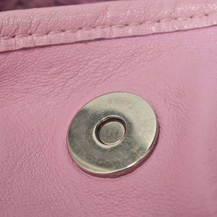 Dior Large Woven Cuir d’agneau Lady Dior Soft Shopping Cabas