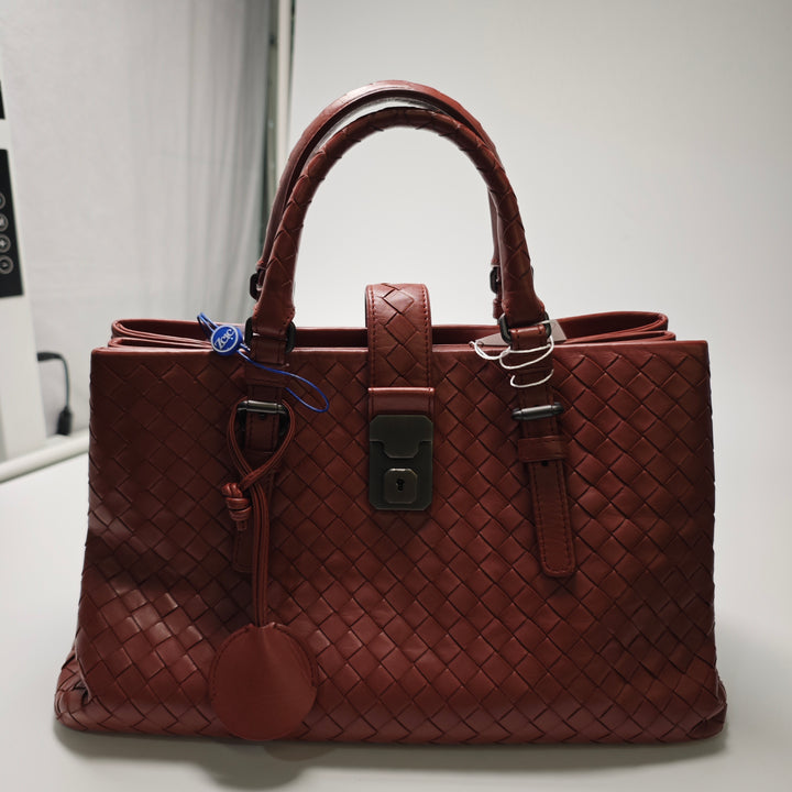 Bottega Veneta Small Nappa Intrecciato Roma Sac