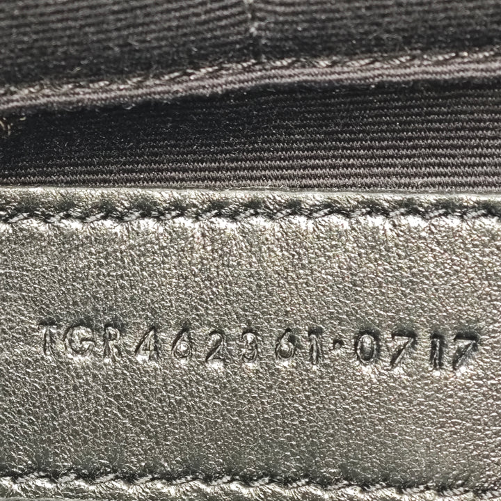 Saint Laurent Croc embossé Cuir Pochette
