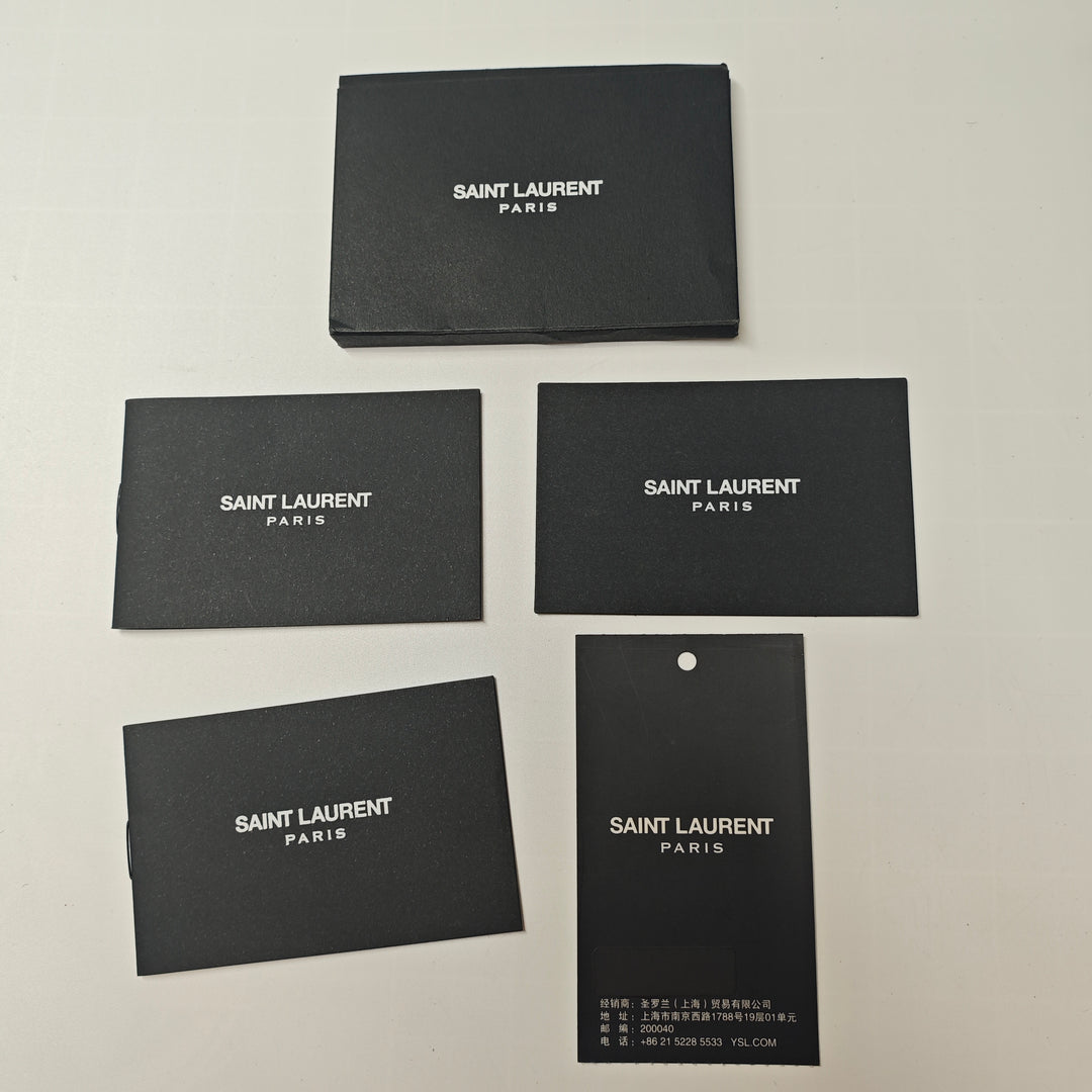 Saint Laurent Croc embossé Cuir Pochette
