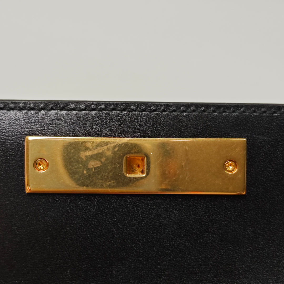Saint Laurent Mini Smooth Cuir de veau Manhattan Sac porté croisé