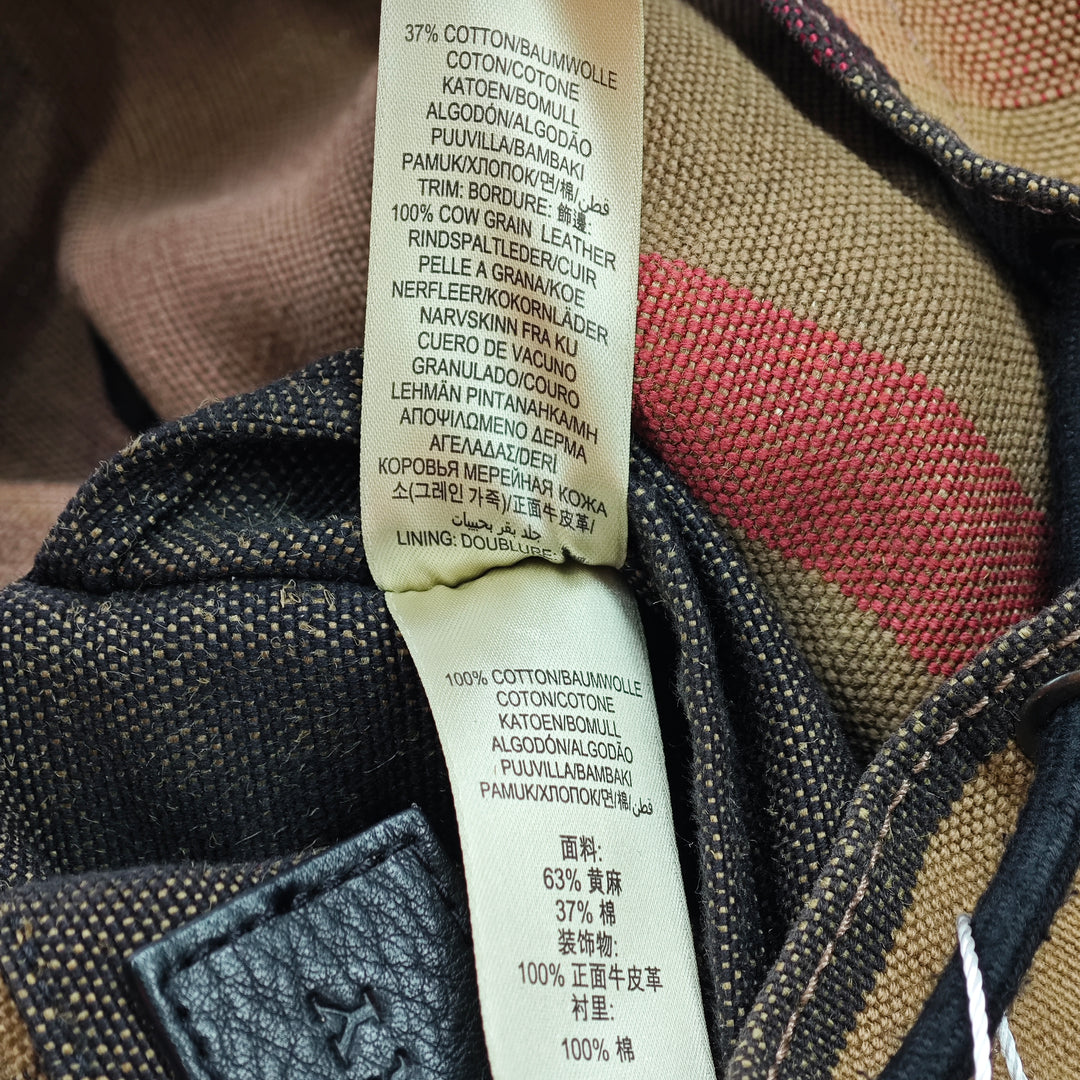 Burberry Mega Check Toile Korbin Sac à dos