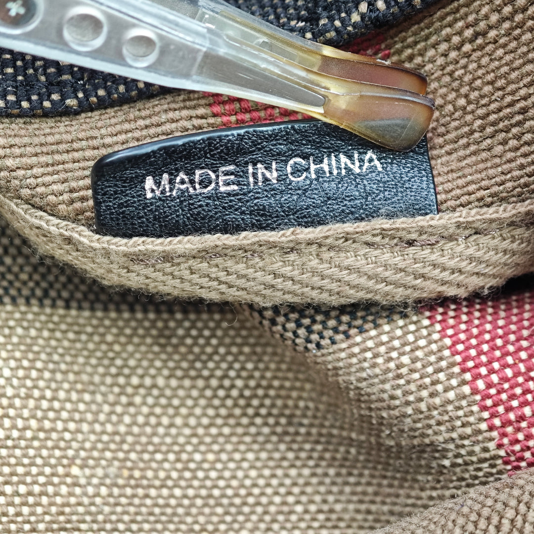Burberry Mega Check Toile Korbin Sac à dos