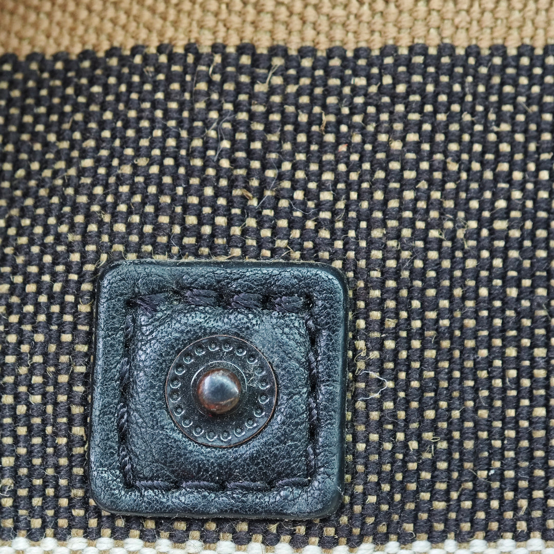 Burberry Mega Check Toile Korbin Sac à dos