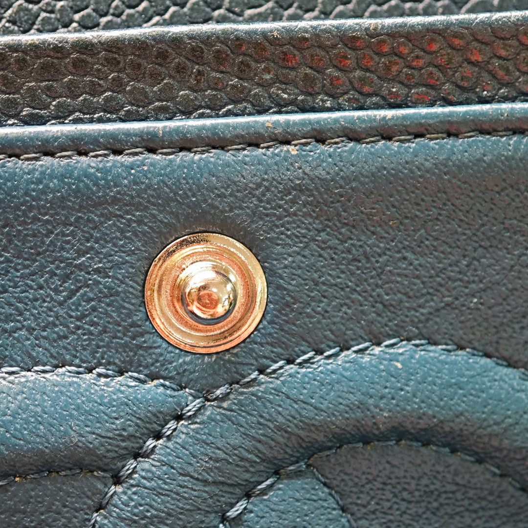 Chanel Medium Classic Caviar Double rabat