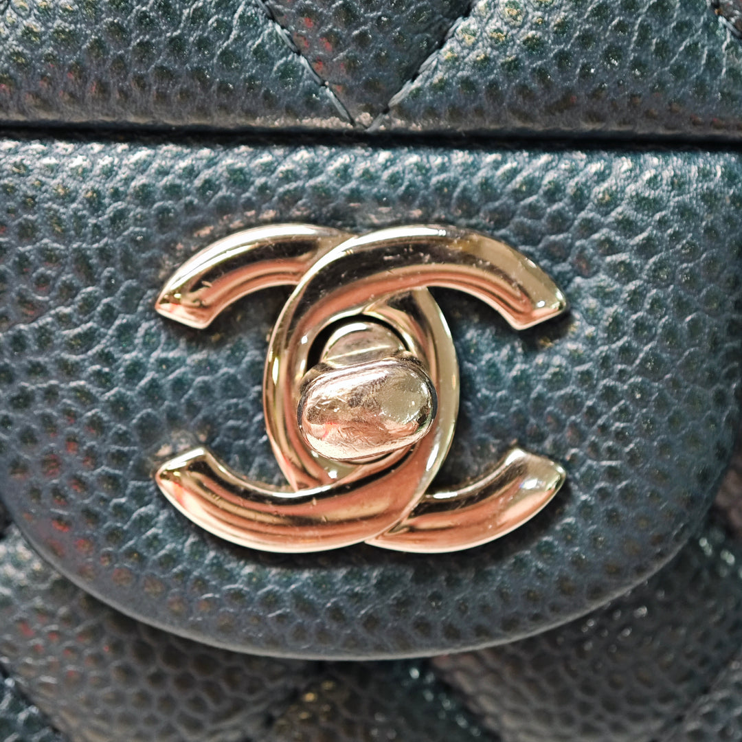 Chanel Medium Classic Caviar Double rabat