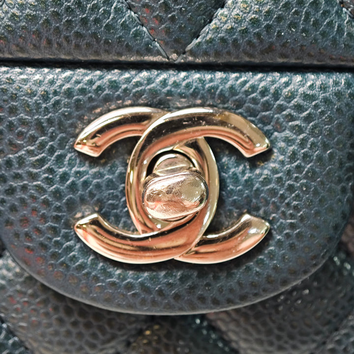 Chanel Medium Classic Caviar Double rabat
