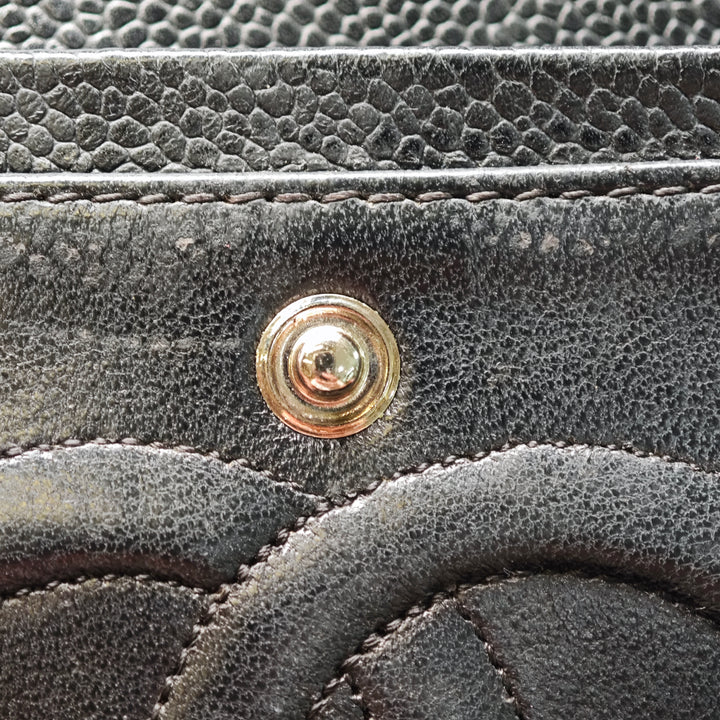 Chanel Medium Classic Caviar Double rabat