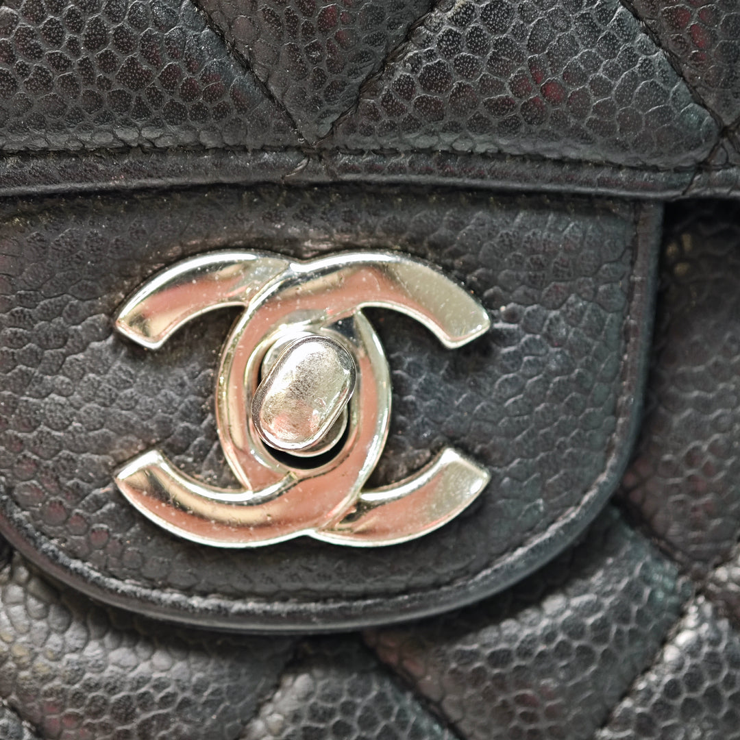 Chanel Medium Classic Caviar Double rabat