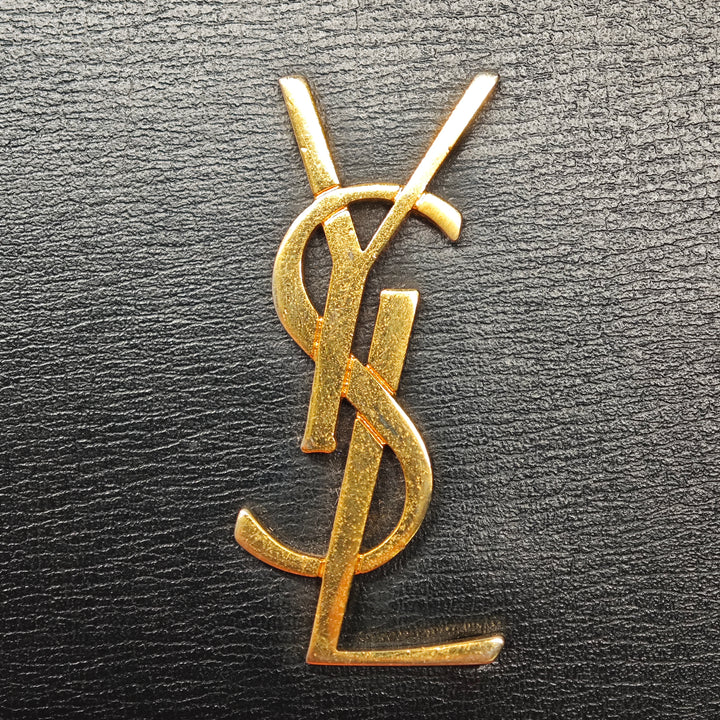 Saint Laurent Smooth Cuir de veau Monogram Cassandre Phone Holder