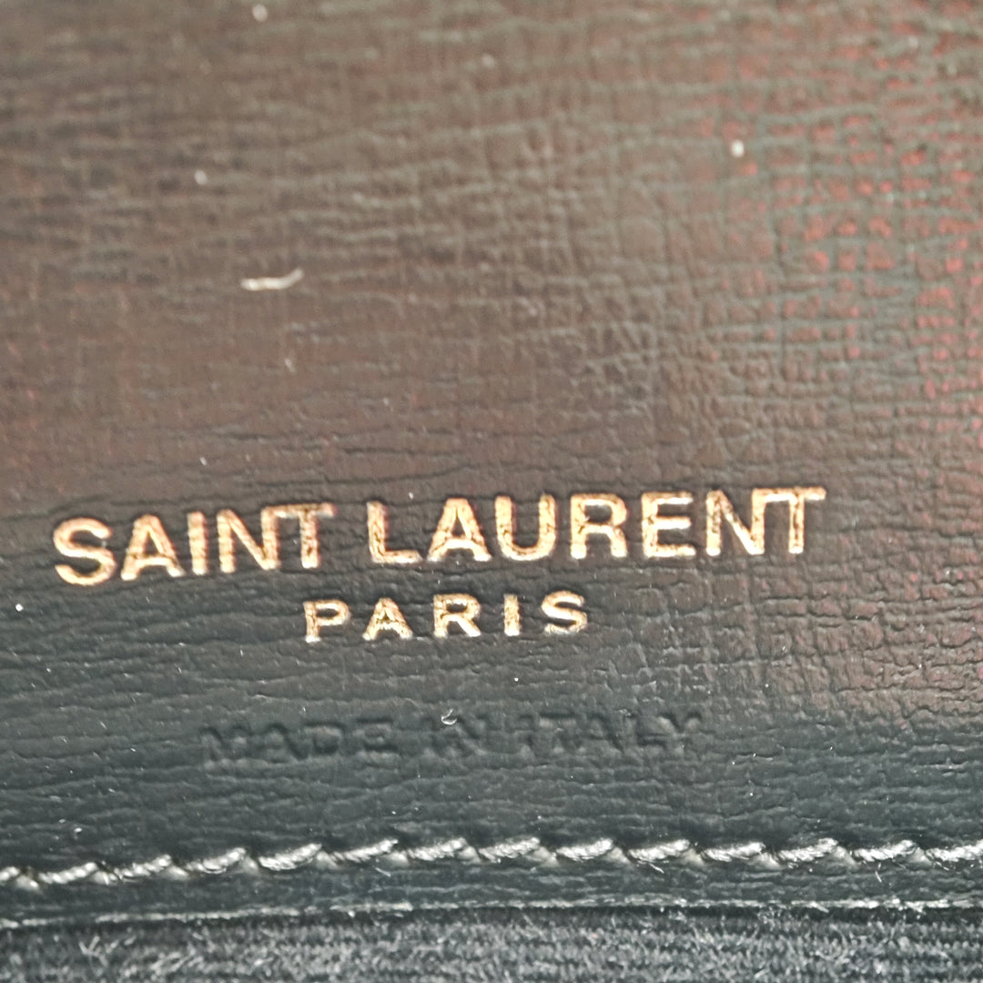 Saint Laurent Smooth Cuir de veau Monogram Cassandre Phone Holder