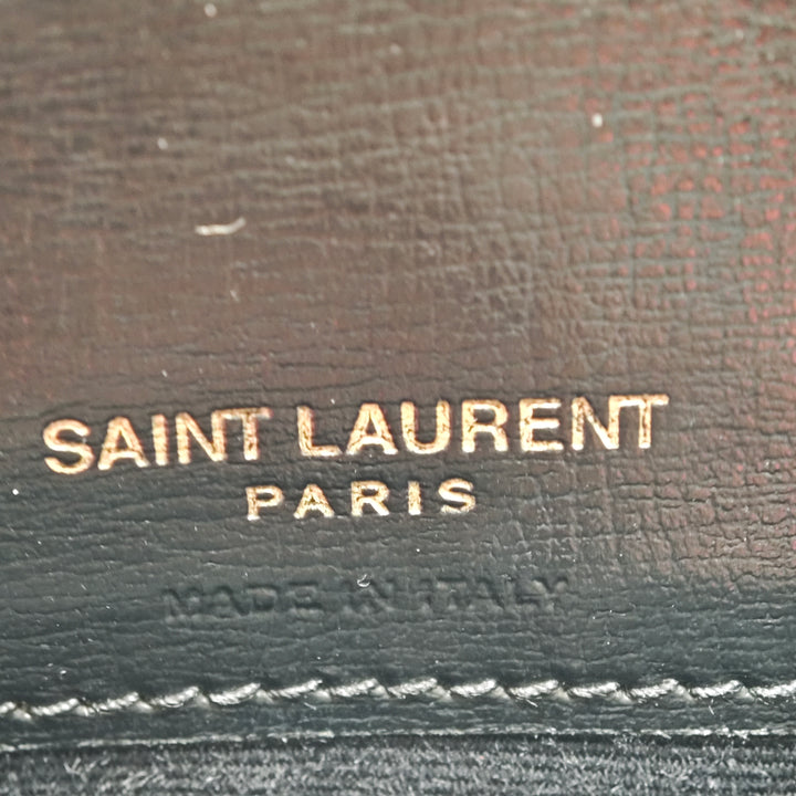 Saint Laurent Smooth Cuir de veau Monogram Cassandre Phone Holder