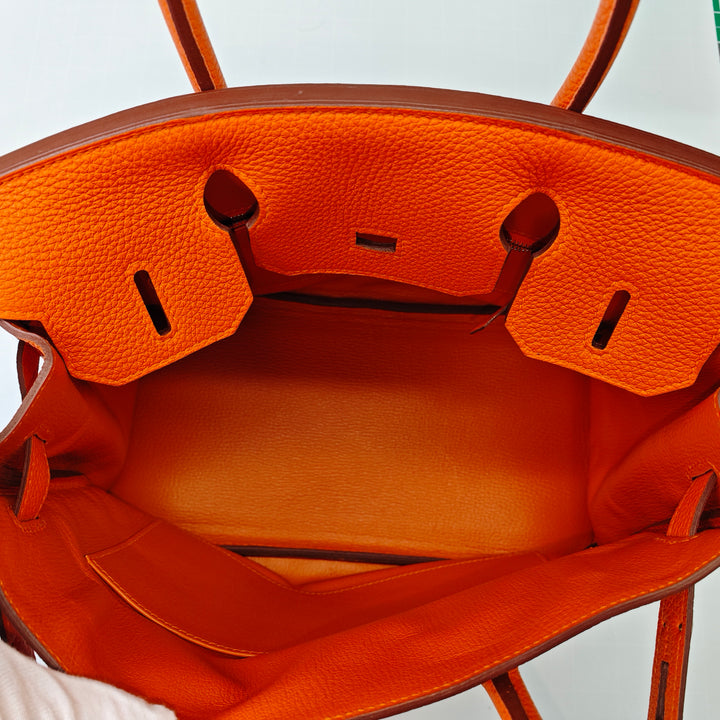 Hermès Clemence Birkin Retourne 30