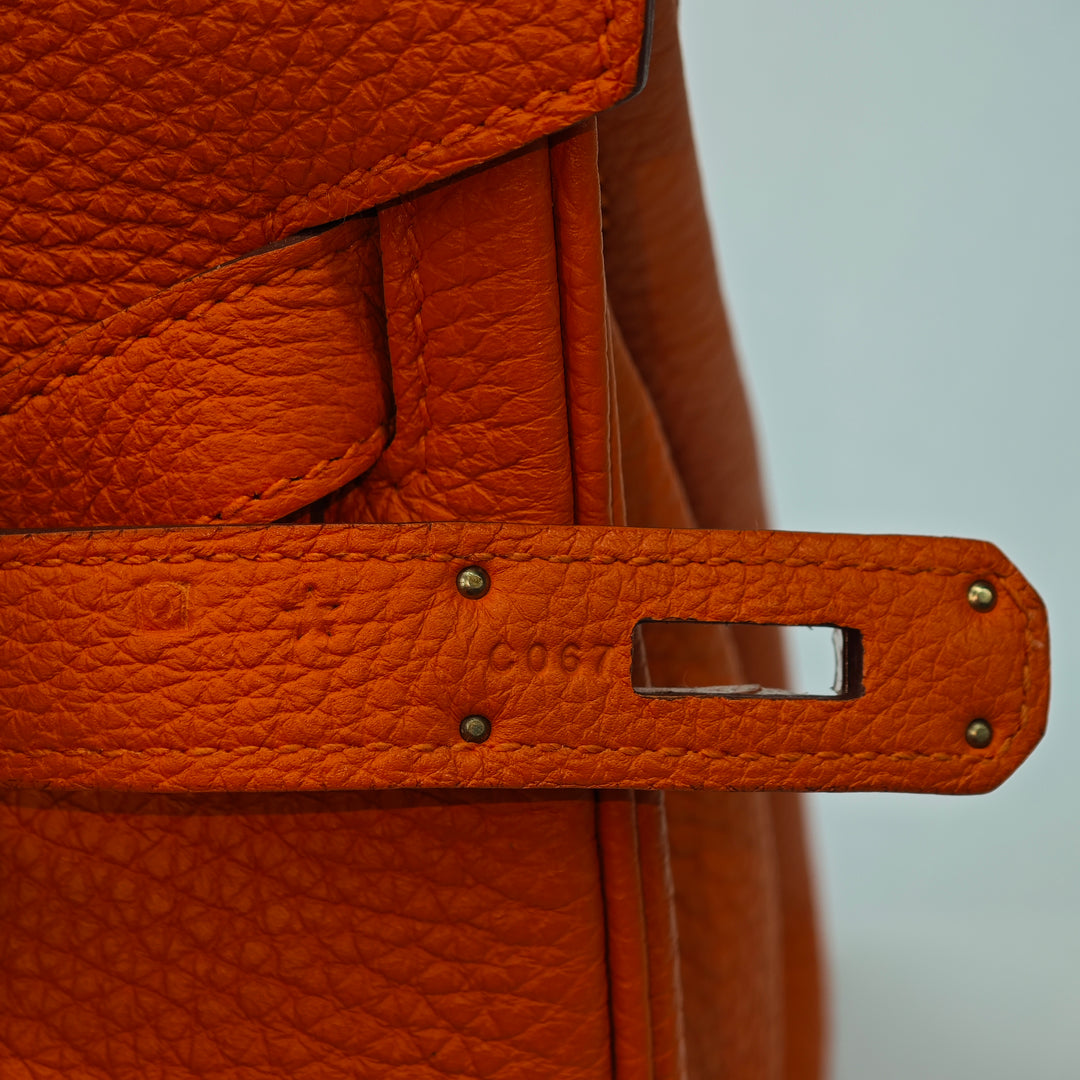 Hermès Clemence Birkin Retourne 30