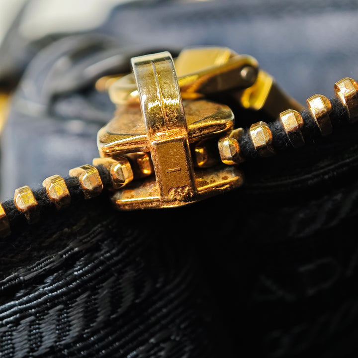 Prada Soft Veau Double Zip Convertible Cabas