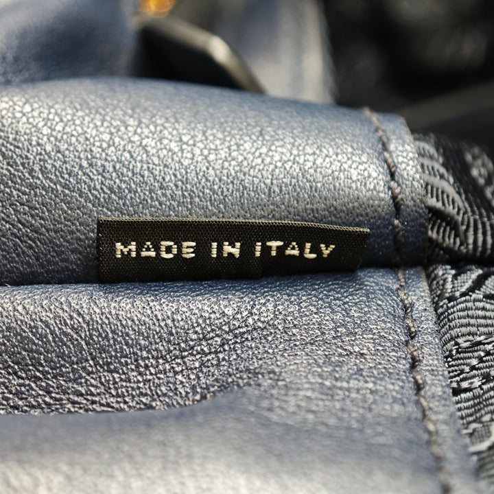 Prada Soft Veau Double Zip Convertible Cabas