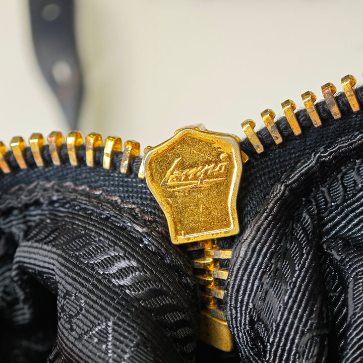 Prada Soft Veau Double Zip Convertible Cabas