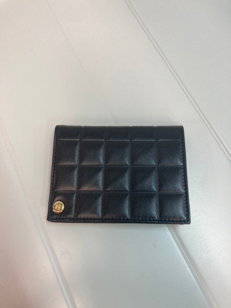 Chanel CC Chocolate Bar Cuir d’agneau Card Holder