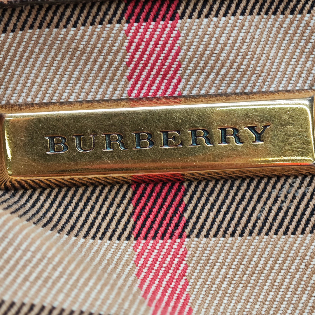 Burberry House Check Toile Brecon Sac