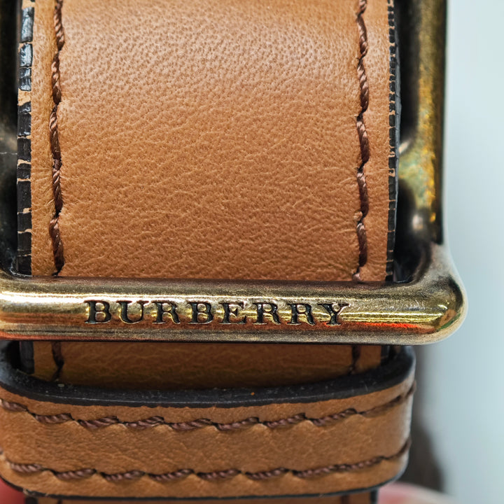 Burberry House Check Toile Brecon Sac