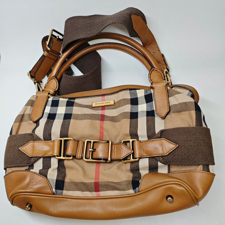 Burberry House Check Toile Brecon Sac