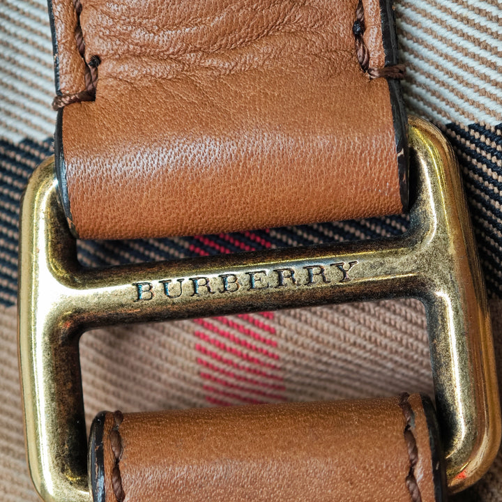 Burberry House Check Toile Brecon Sac