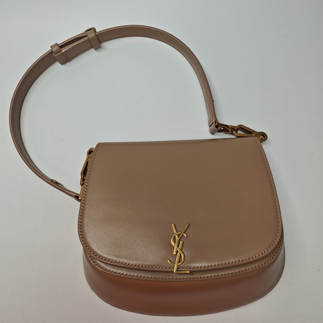 Saint Laurent Mini Box Cuir de veau Monogram Voltaire sac à anse supérieure