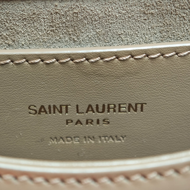 Saint Laurent Mini Box Cuir de veau Monogram Voltaire sac à anse supérieure